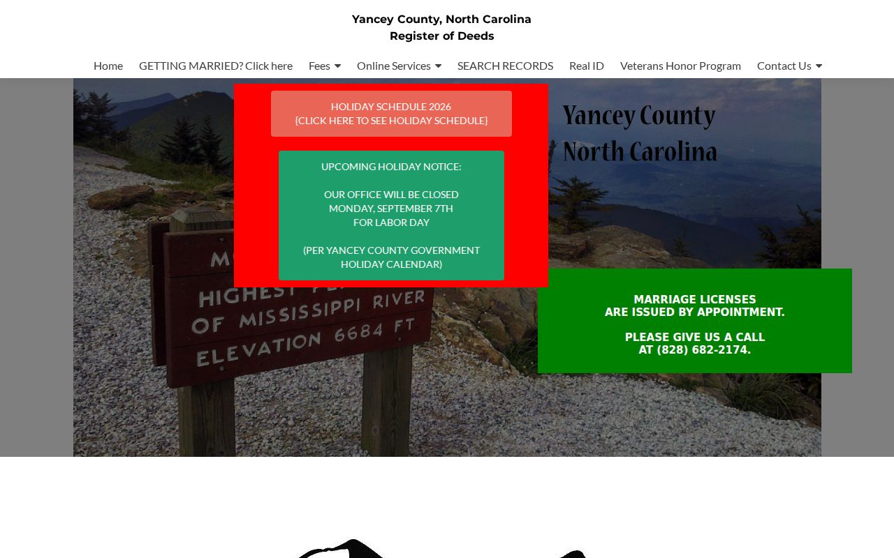Yancey civil docket separate records-office source