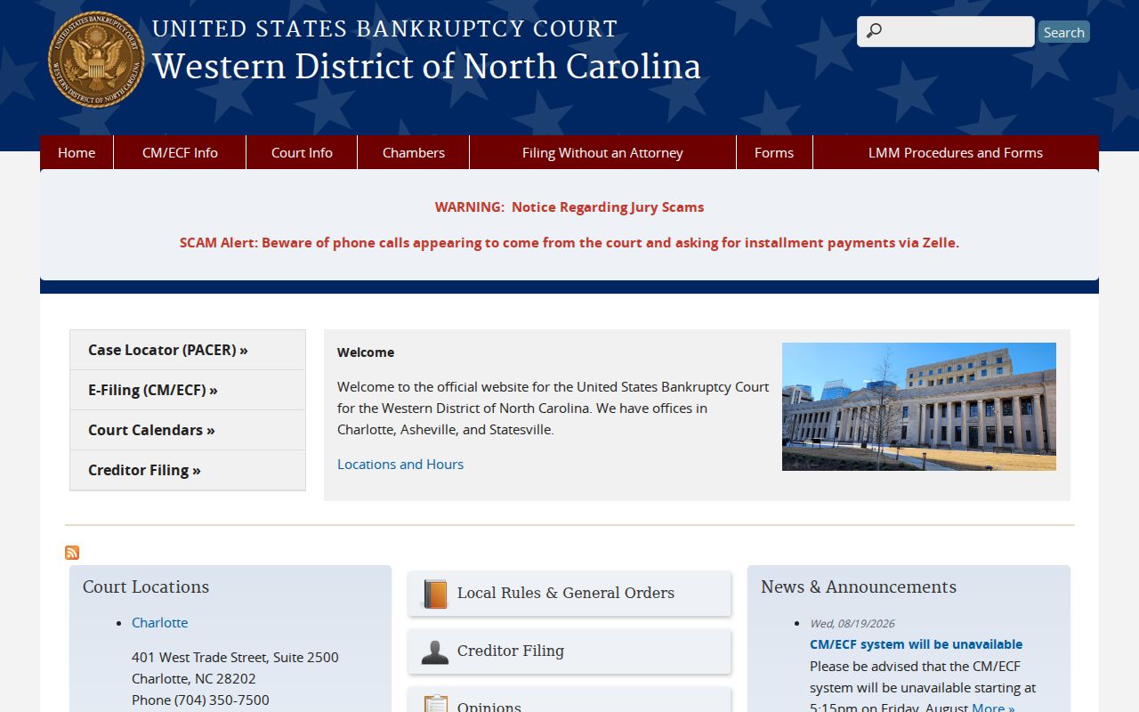 Yancey County court records federal bankruptcy court source