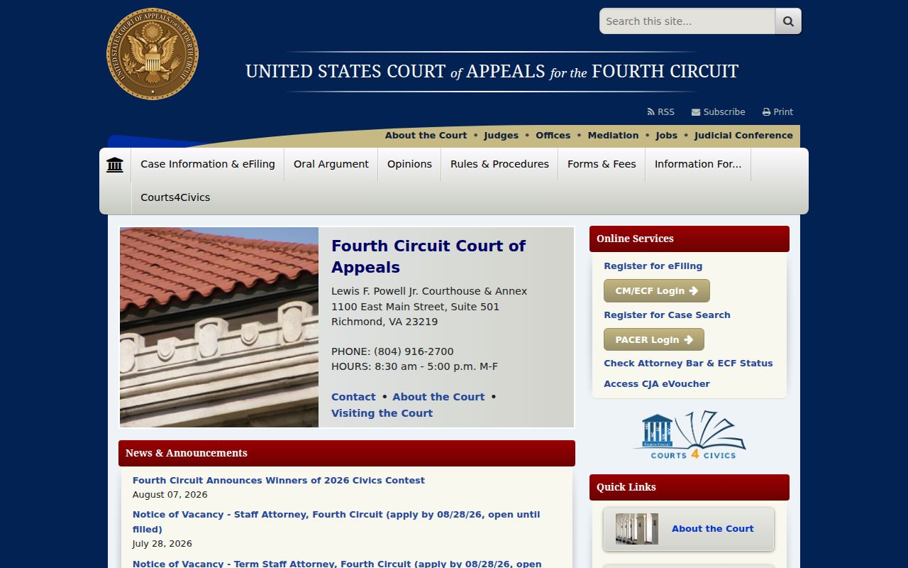 Yancey County court docket federal appellate boundary reference